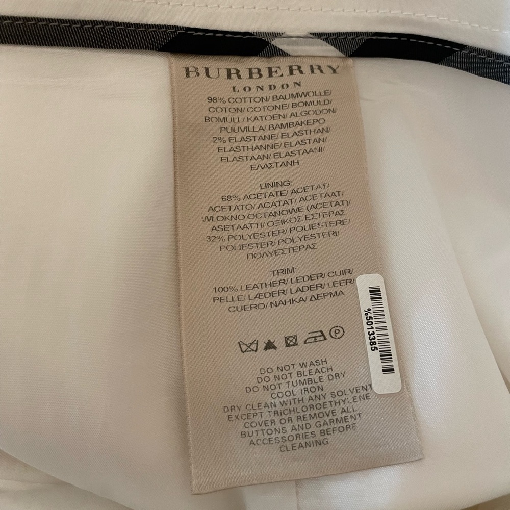 Burberry Cream Pencil Skirt 38 italian - Picture 6 of 6